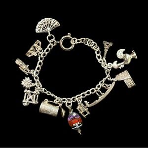 Sterling Silver Charm Bracelet